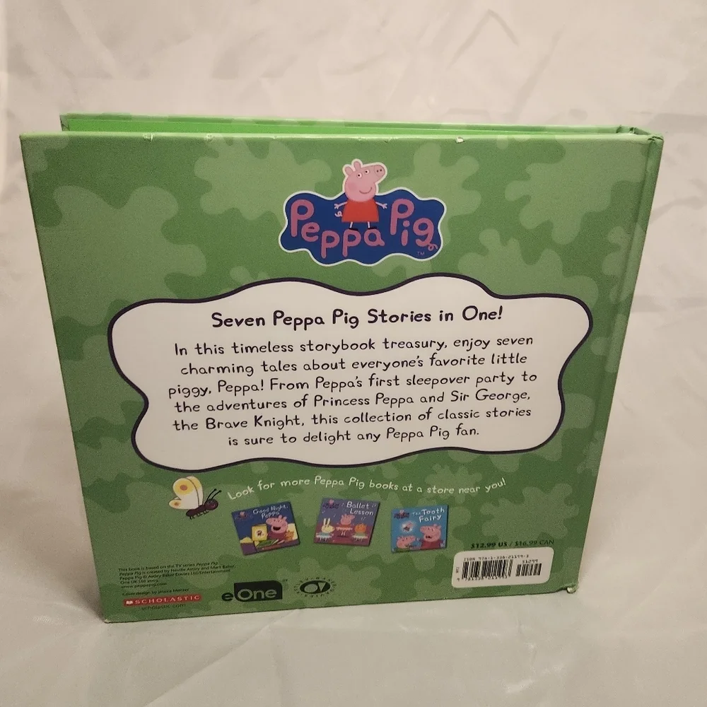 Peppa Pig Storybook Collection 7 Stories on 1 Scholastic Hard Back Book